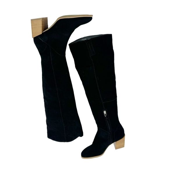 TREASURE & BOND Women's Dylan Over-the-Knee Black Suede Boots size 7M NWOB - Picture 11 of 12
